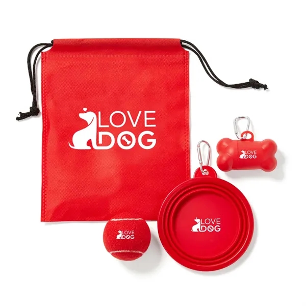 Red color option for Pet Kit In Pouch