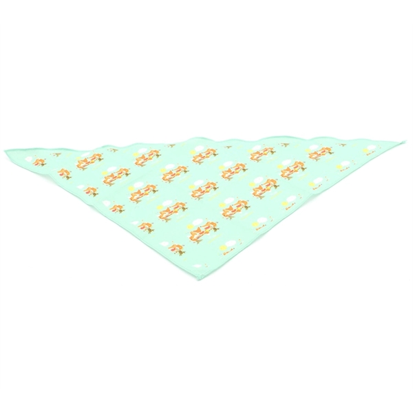 Lime Green color option for Custom Full Color Polyester Sublimation Small Pet Bandana