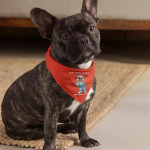 Photo of Pet Hemmed Bandana Full Color 22x22
