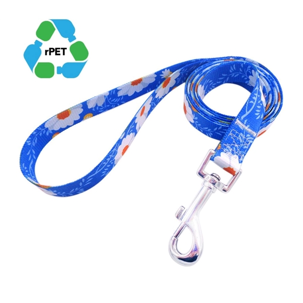 Blue color option for 5/8" R Pet Eco Friendly Sublimation Pet Leash Metal Carabiner