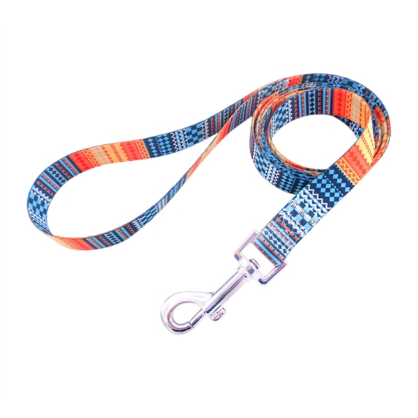 Gray Silver color option for 5/8" R Pet Eco Friendly Sublimation Pet Leash Metal Carabiner