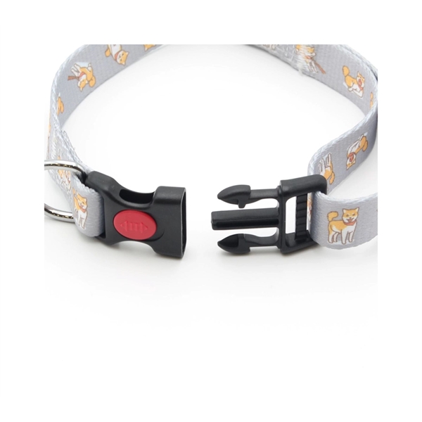 Dark Gray color option for 1"X26" Strong & Smooth Pet Collar Buckle Release Sublimation