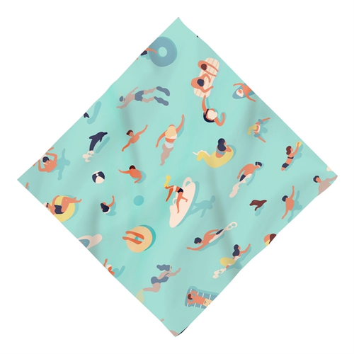 Main photo of 16" X 16" Full Color Dog Bandana