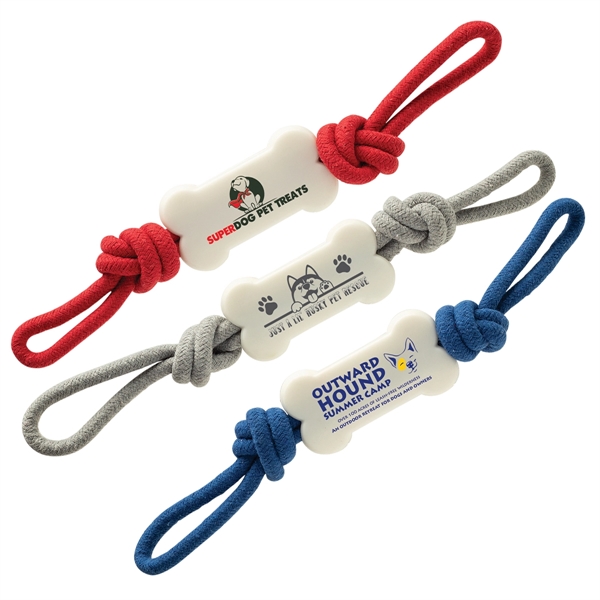 Gray color option for Pull N Tug Dog Bone Toy