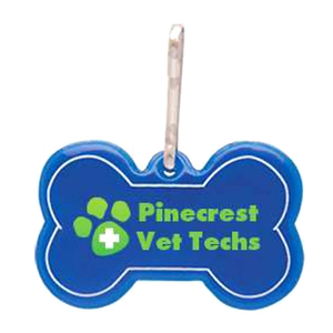 Photo of Dog Bone Reflective Collar Tag