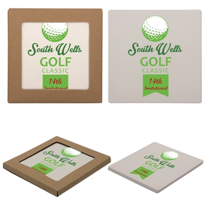 Photo of Square Absorbent Stone Coasters