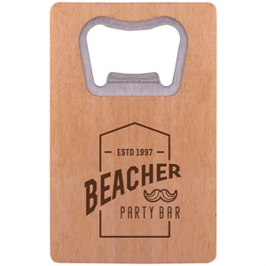 Photo of Wood Credit Card Bottle Opener