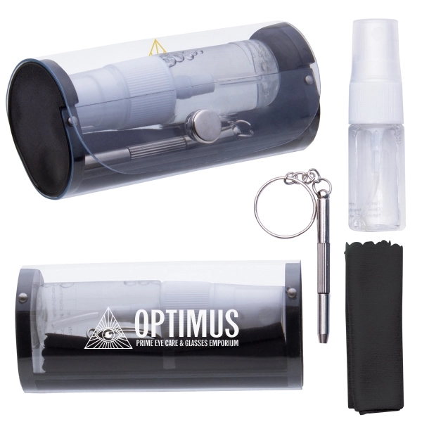 Black color option for Eyeglass Cleaning Kit