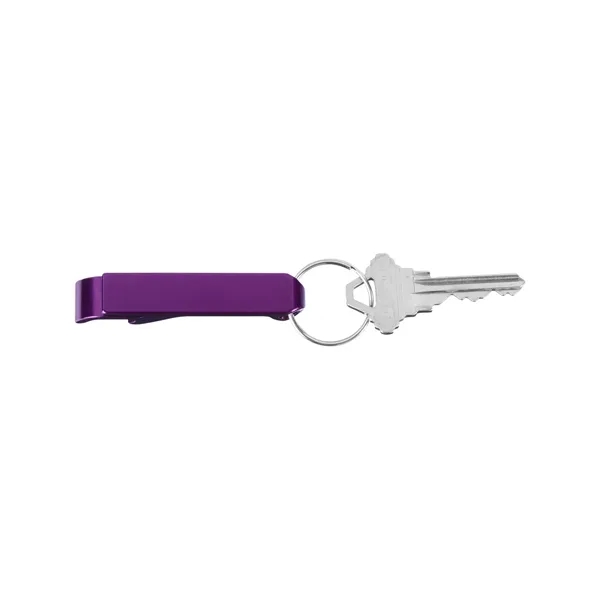 Purple color option for Aluminum Bottle Opener Keychain