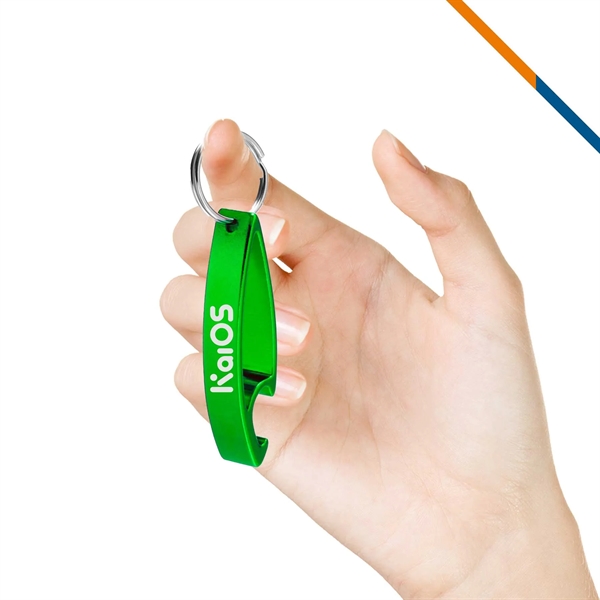 Green color option for Coki Aluminum Bottle Opener Keychain