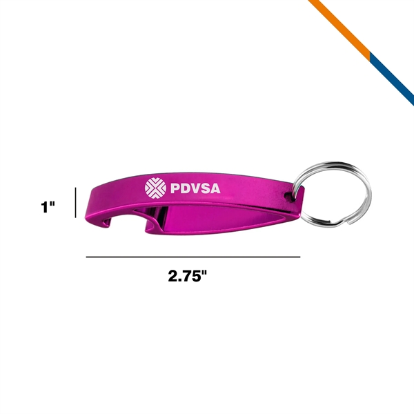 Purple color option for Coki Aluminum Bottle Opener Keychain