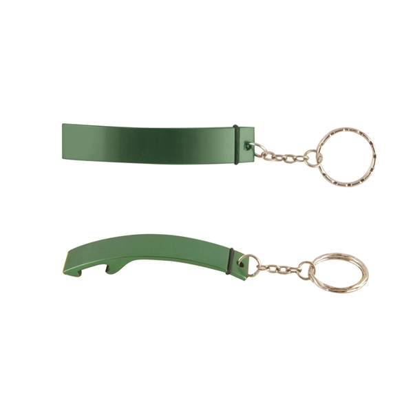 Green color option for Pop It   Laser Engraved Aluminum Bottle Opener W/ Keychain