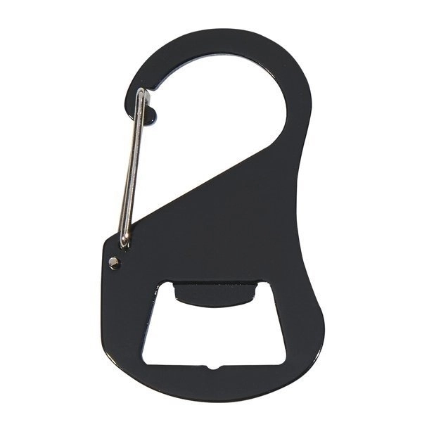 Black color option for Carabiner With Bottle Opener