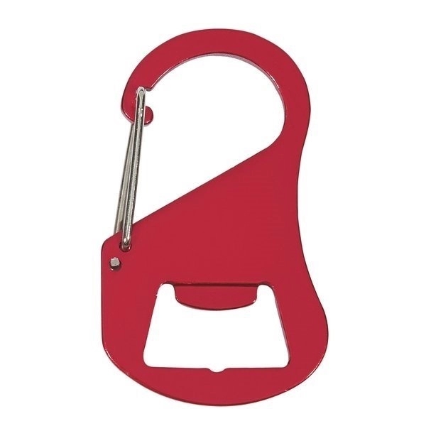 Red color option for Carabiner With Bottle Opener