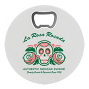 Photo of Round Bottle Opener Coasters
