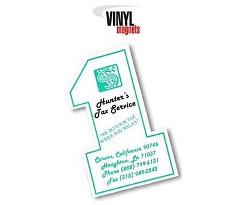 Photo of Stock Shaped Magnets   Number One