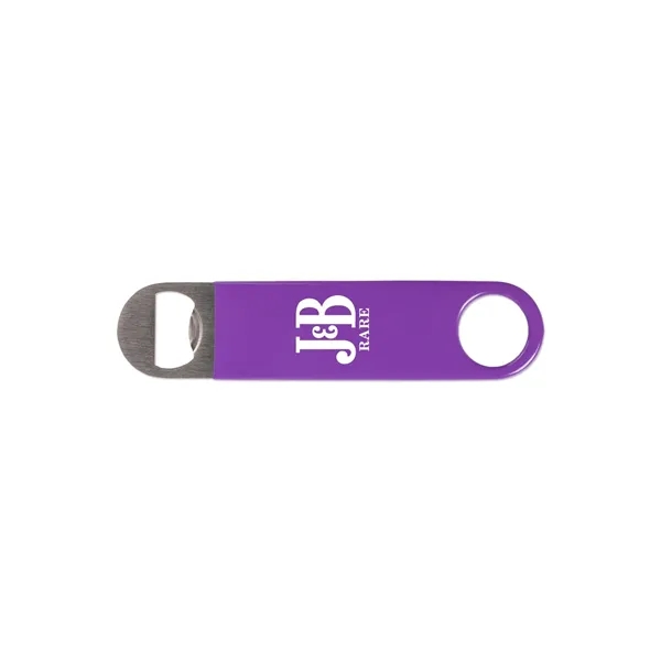 Purple color option for Vinyl Wrapped Paddle Style Bottle Opener