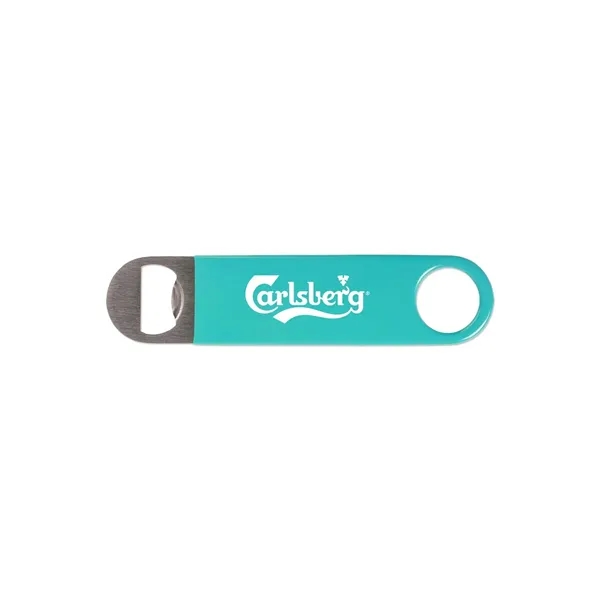 Teal color option for Vinyl Wrapped Paddle Style Bottle Opener