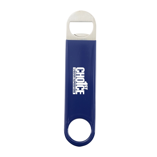 Blue color option for Pub Vinyl Paddle Bottle Opener