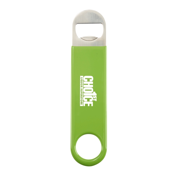 Lime color option for Pub Vinyl Paddle Bottle Opener