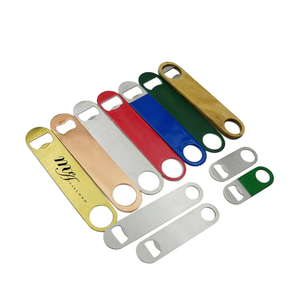 Photo of Metal Bottle Opener Custom Paddle Flat Beer Bar Blade