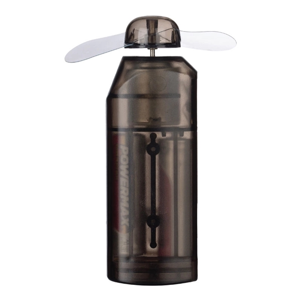 Transparent Black color option for Classic Handheld Mini Fan W/Batteries