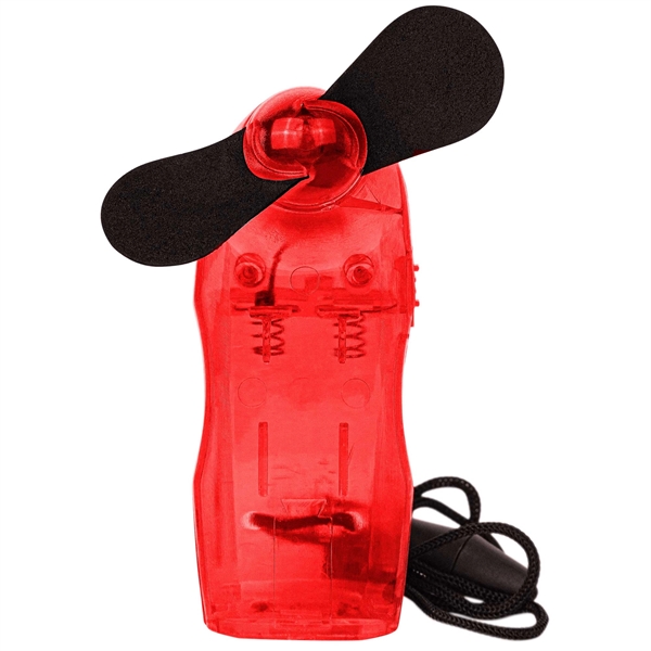 Translucent Red color option for Cool & Portable Mini Fan