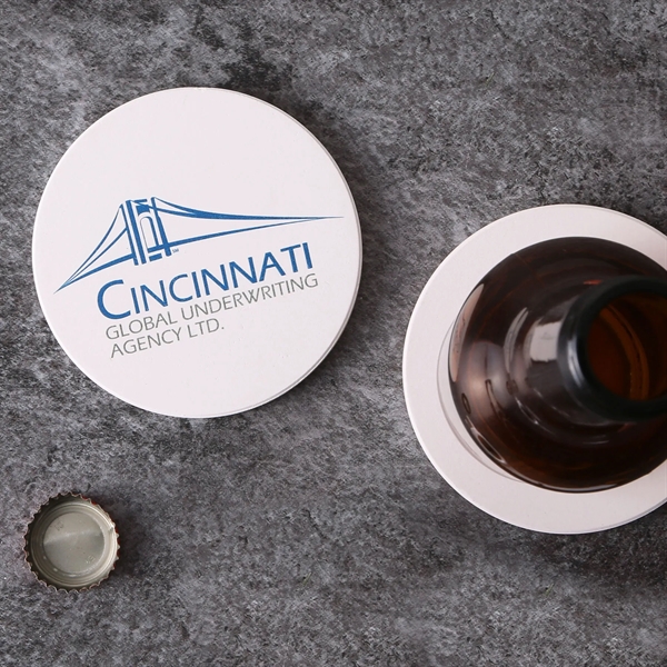 White color option for Whitehorse Ceramic Coaster