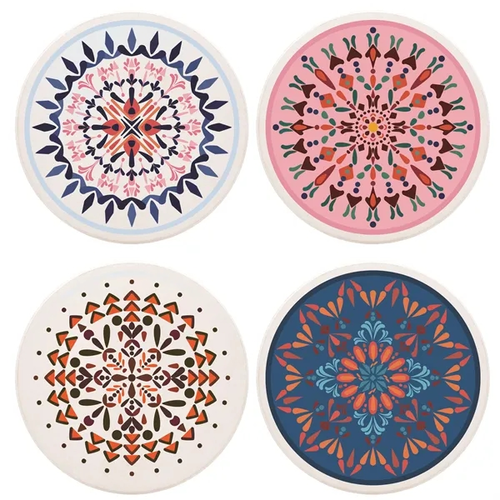 Main photo of Round Absorbent Ceramic Coaster