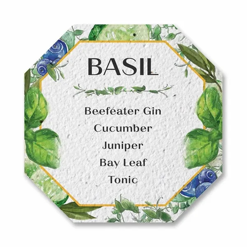 Photo of Seed Paper Octagon Coaster