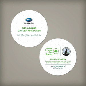 Photo of Small Seed Paper Circle   Double Sided