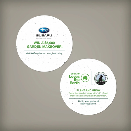 Main photo of Small Seed Paper Circle   Double Sided