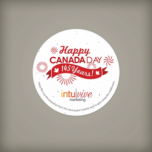 Photo of Large Seed Paper Circle   Single Sided