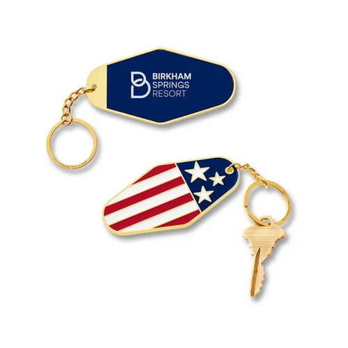 Main photo of Usa Patriotic Metal Keychain