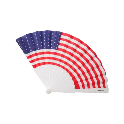 Main photo of Usa Patriotic Folding Handheld Fan