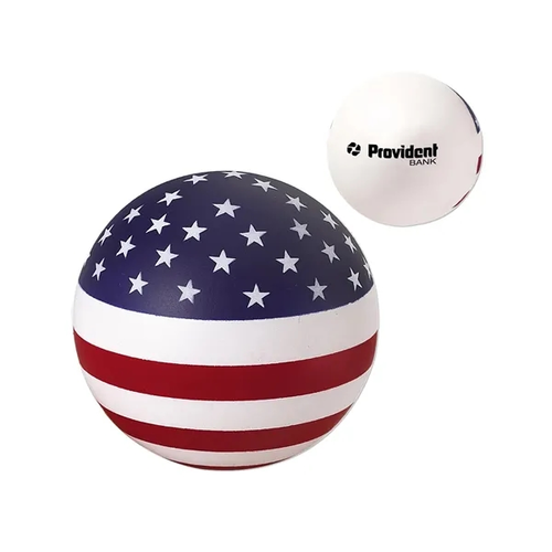 Main photo of Prime Line Stars And Stripes Patriotic Round Stress Ball