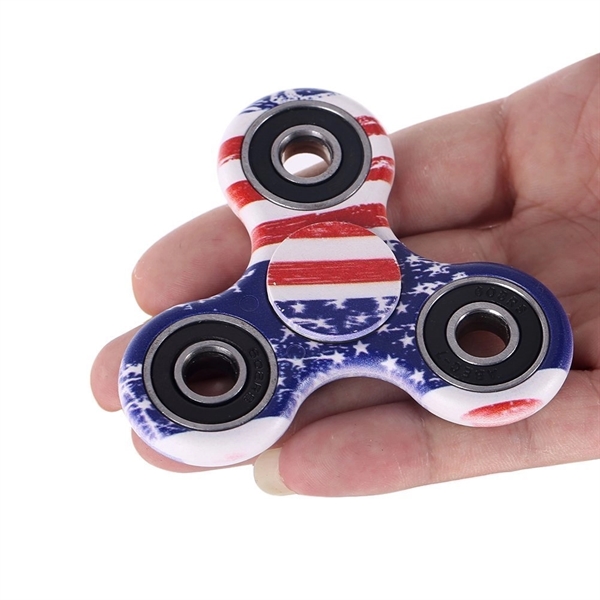 Blue color option for Patriotic Fidget Spinner Toy   Usa
