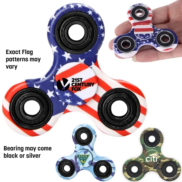 Custom color option for Patriotic Fidget Spinner Toy   Usa