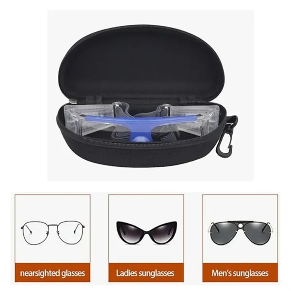 Purple color option for Portable Lightweight Sunglasses Case With Cleaning Cloth
