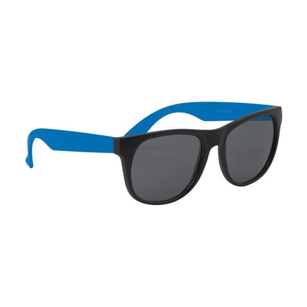 BLUE color option for Youth Rubberized Sunglasses