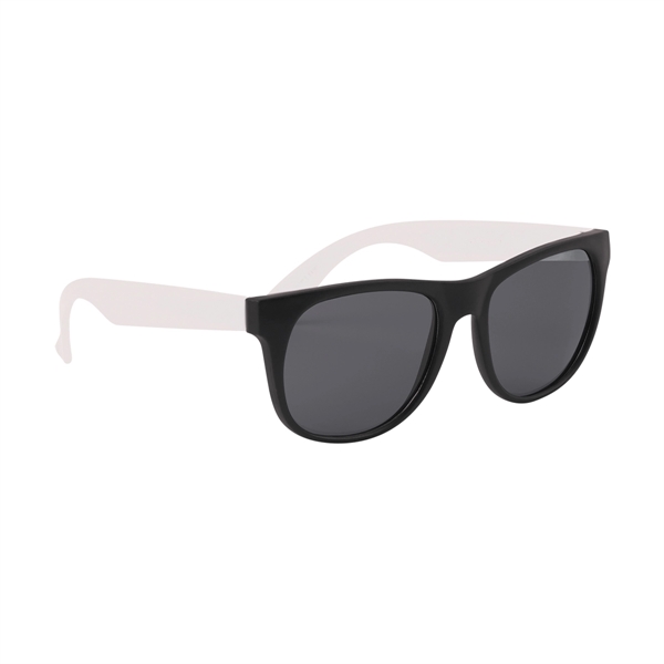 WHITE color option for Youth Rubberized Sunglasses