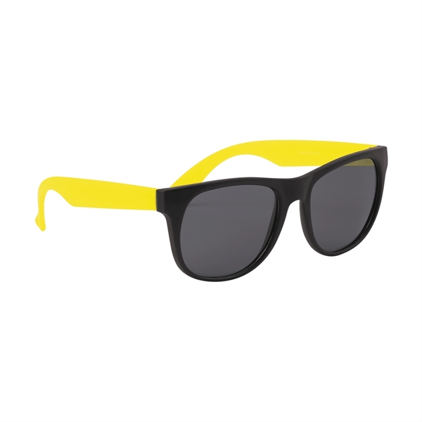 YELLOW color option for Youth Rubberized Sunglasses