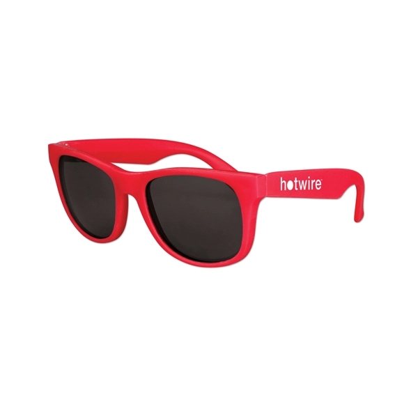 Red color option for Kids Classic Solid Color Sunglasses