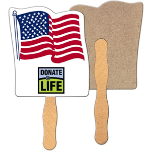 Photo of Flag Recycled Hand Fan