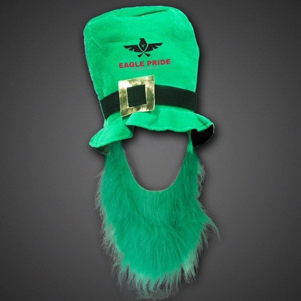 Green color option for St. Patrick's Day Hat With Green Beard