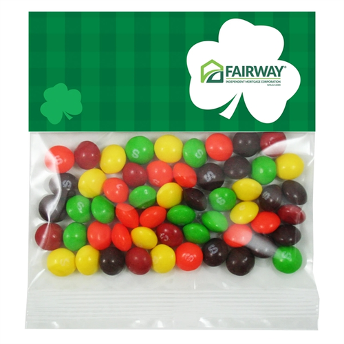 Main photo of St. Patrick's Day Header Bag With Skittles® (2 Oz)