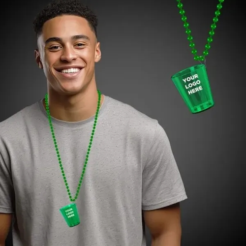 Main photo of Green Shot Glass Medallion