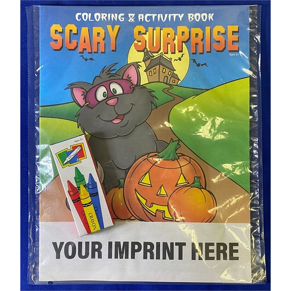 Multi color color option for Scary Surprise Coloring Book Fun Pack