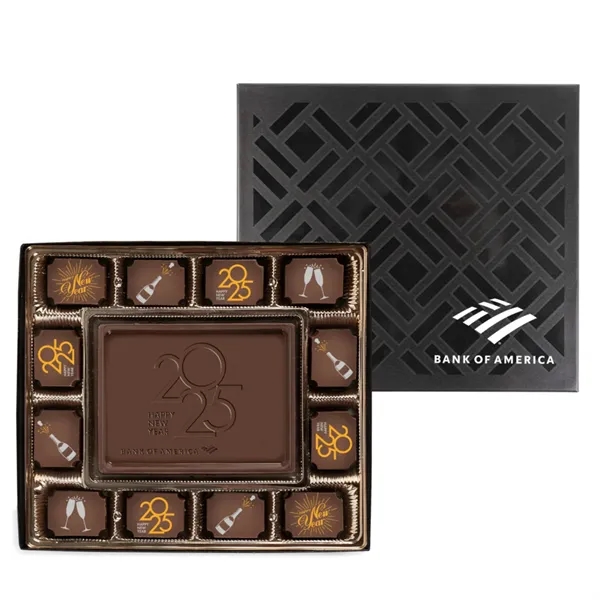 Black color option for Here's To The New Year Chocolate Delight Gift Box