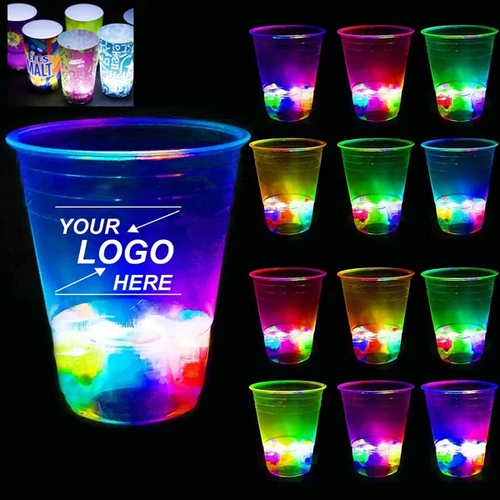 Main photo of Glowing Happy New Year Party Cups Flashing